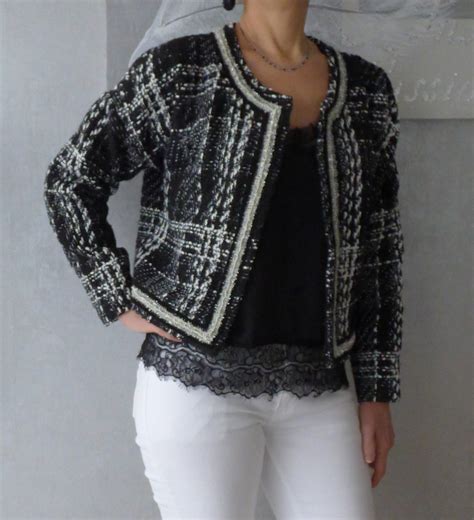 patron veste femme style chanel|La veste Monet, style petite veste Chanel .